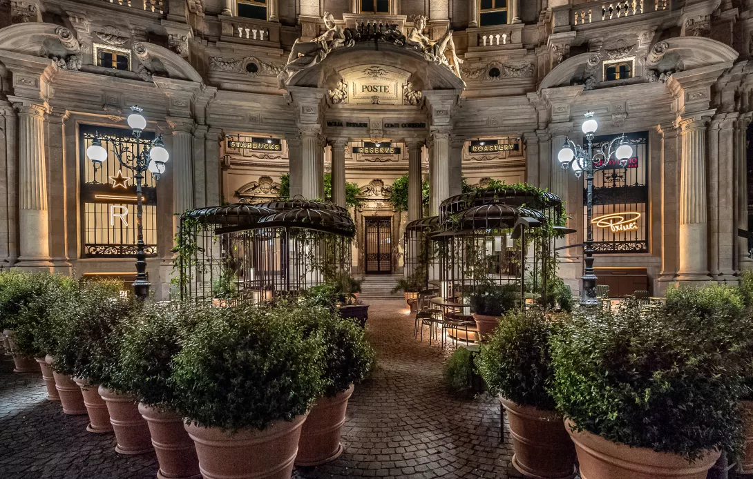 Image of the Milano Roastery facade